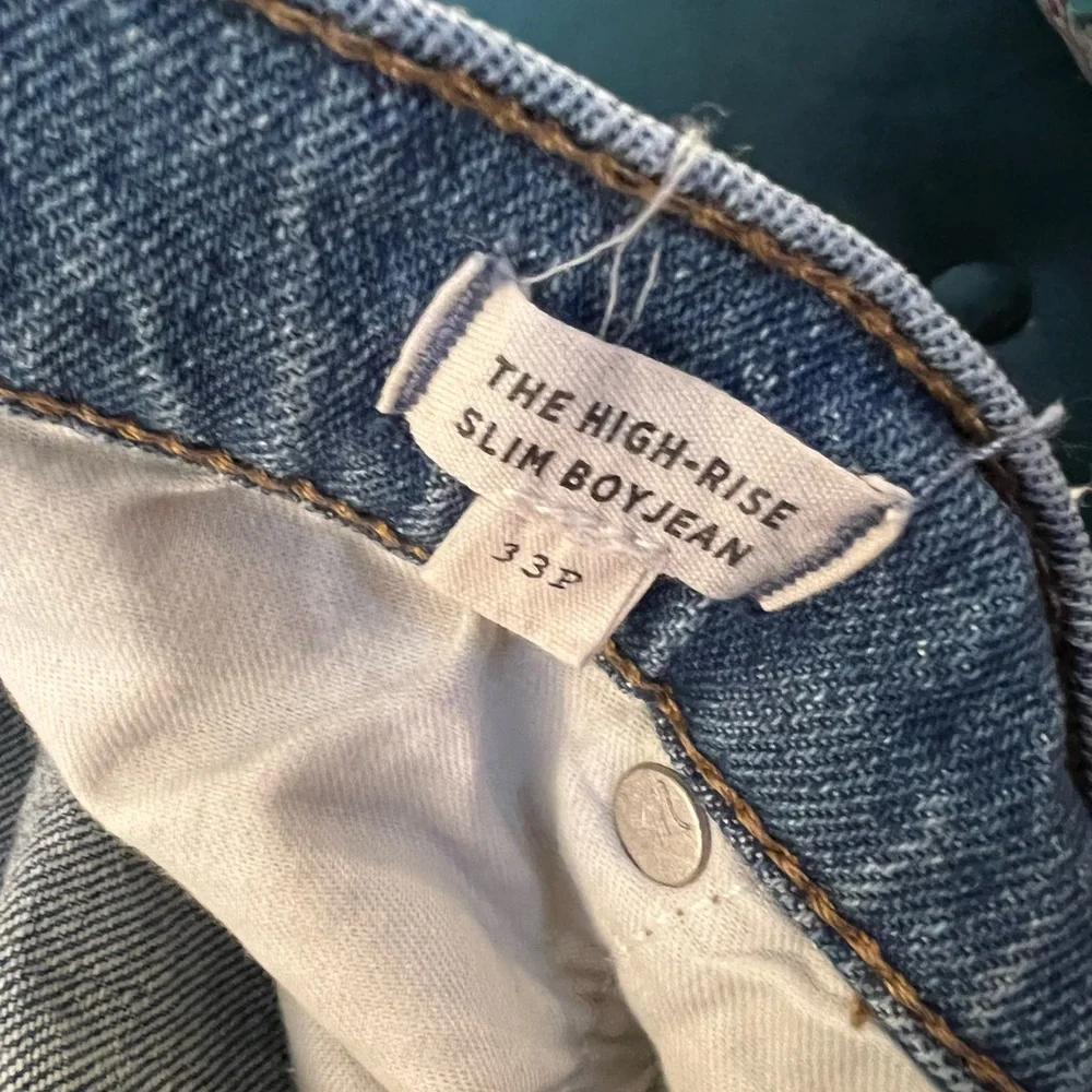 MADEWELL The High-Rise Slim Boyjean Size 33P EUC - Picture 7 of 11